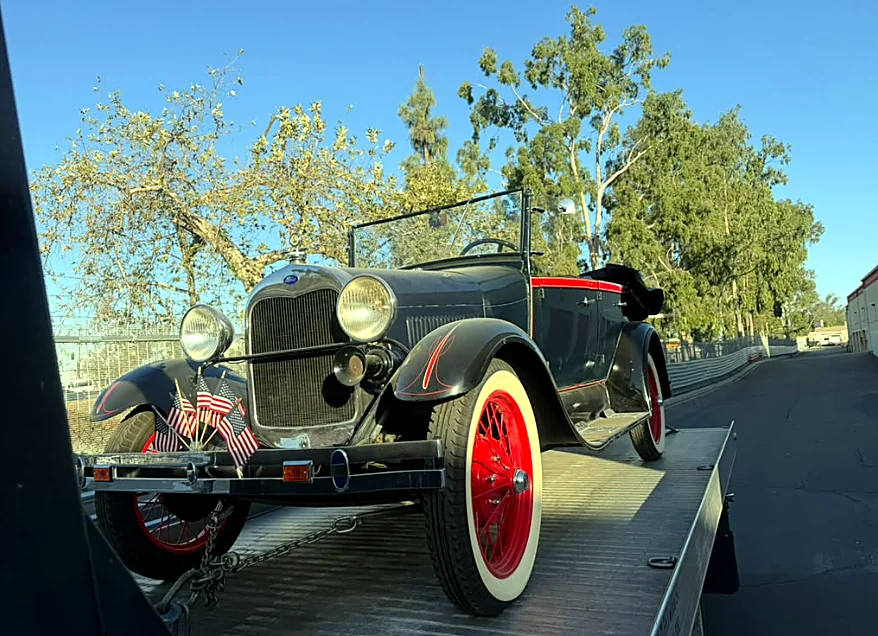 Vintage roadster: Classic cars get extra care on the flatbed